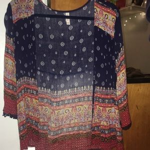 Multicolored cardigan